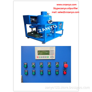 Onsite high vacuum lubricant oil recycling machinery